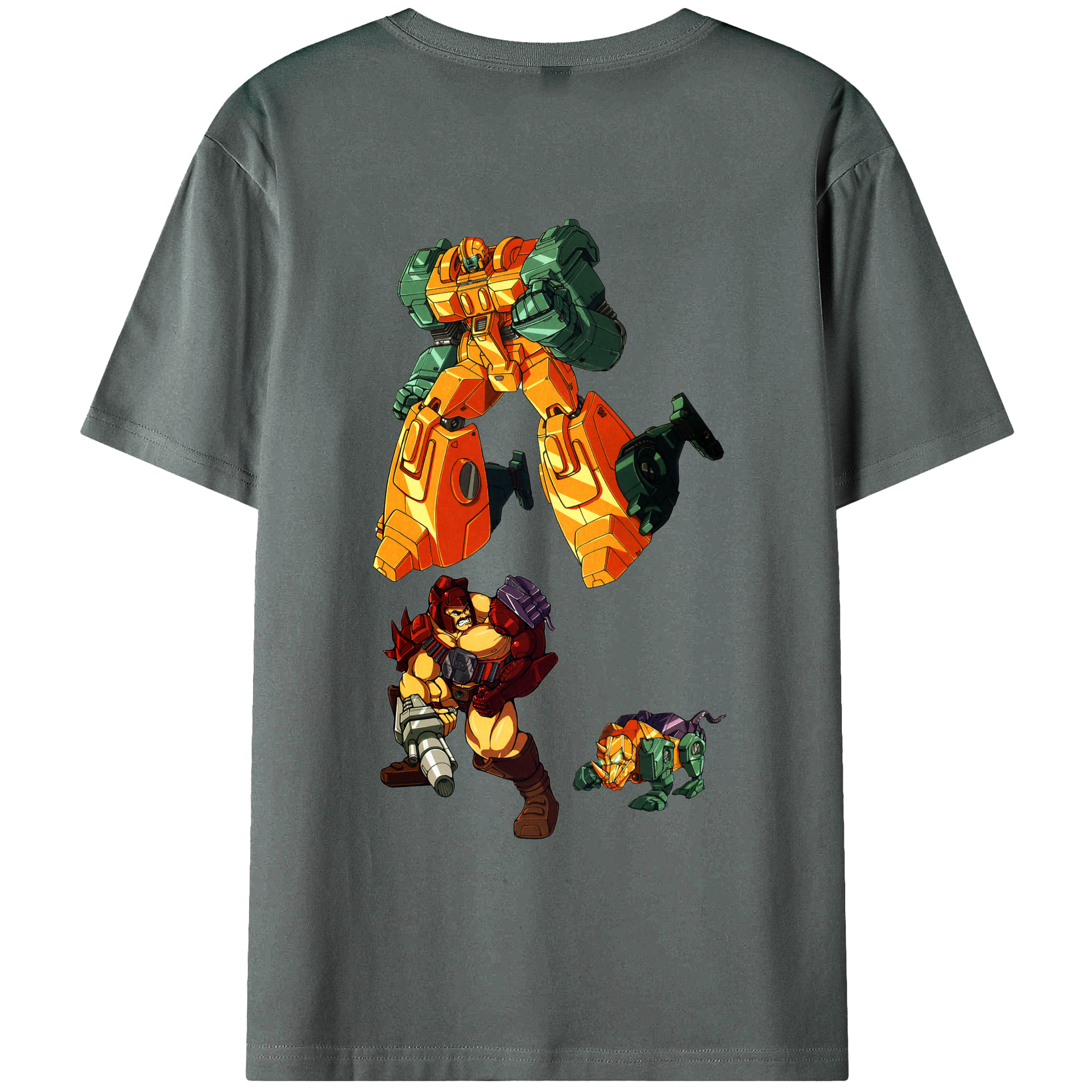 （画像用）  綿100％ メンズ半袖Tシャツ（バックプリント） 通気性